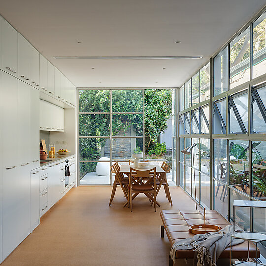 Interior photograph of Hugo's House by Clinton Weaver