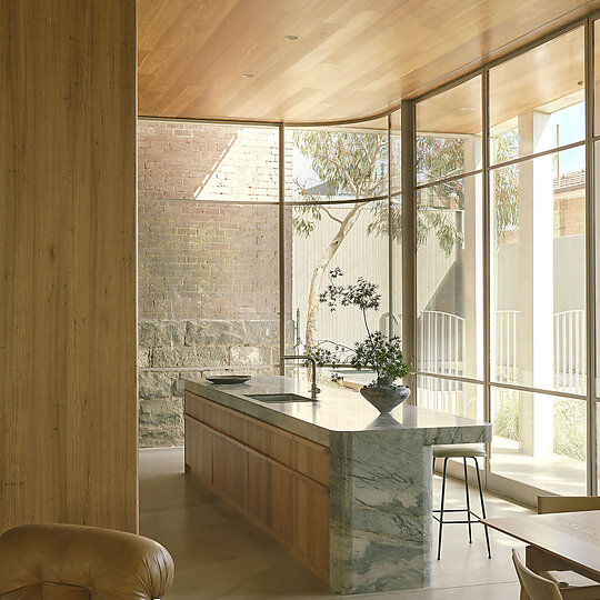 Interior photograph of Bryant Residence by Sean Fennessey