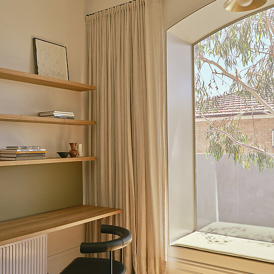 Interior photograph of Bryant Street Residence by Sean Fennessey