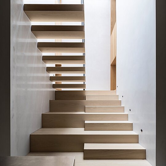 Interior photograph of Woollahra Village House by Justin Alexander