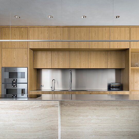 Interior photograph of Woollahra Village House by Justin Alexander