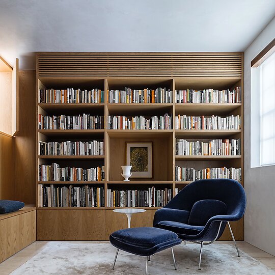 Interior photograph of Woollahra Village House by Justin Alexander