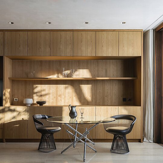 Interior photograph of Woollahra Village House by Justin Alexander