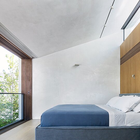 Interior photograph of Woollahra Village House by Justin Alexander