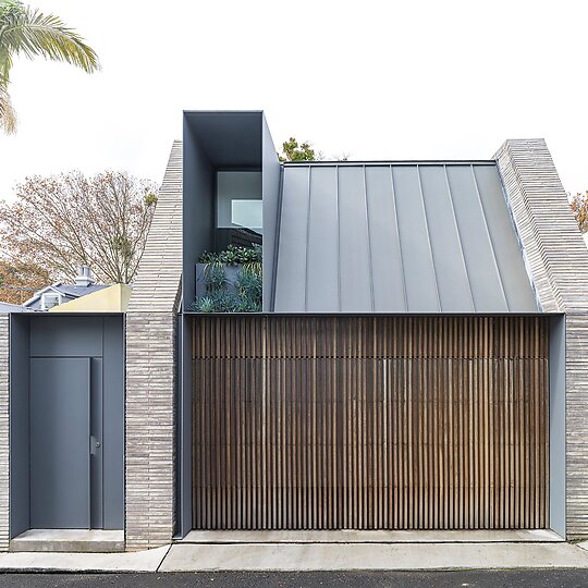 Interior photograph of Woollahra Village House by Justin Alexander
