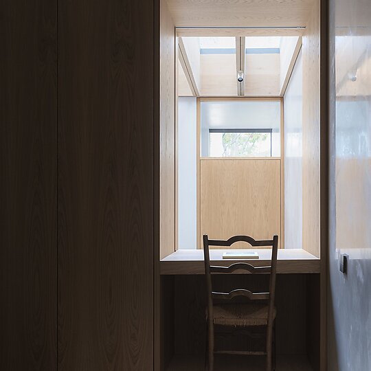 Interior photograph of Woollahra Village House by Justin Alexander