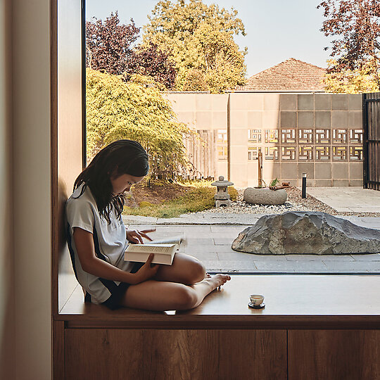 Interior photograph of Tea House by Peter Bennets