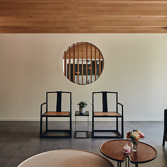 Interior photograph of Tea House by Peter Bennets
