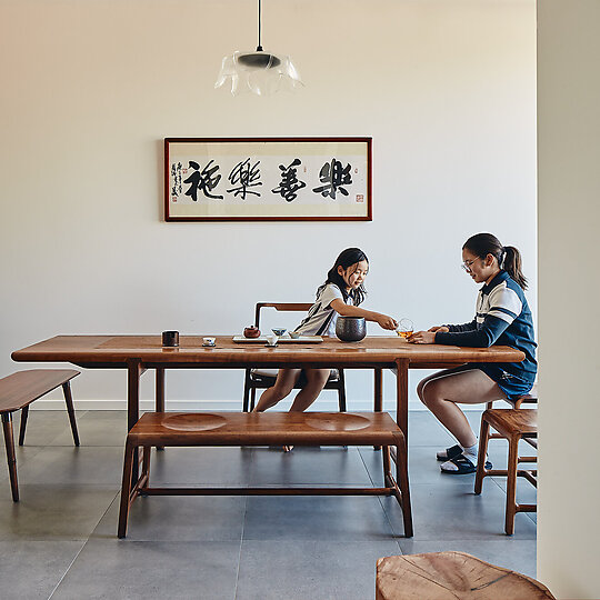 Interior photograph of Tea House by Peter Bennets