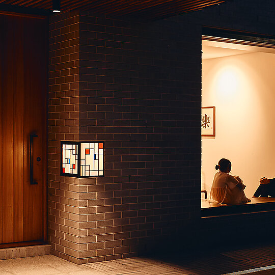 Interior photograph of Tea House by Peter Bennets