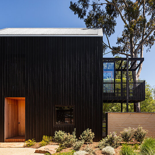 Interior photograph of The Apple House by Trevor Mein