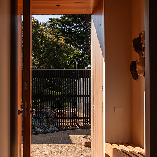 Interior photograph of The Apple House by Trevor Mein