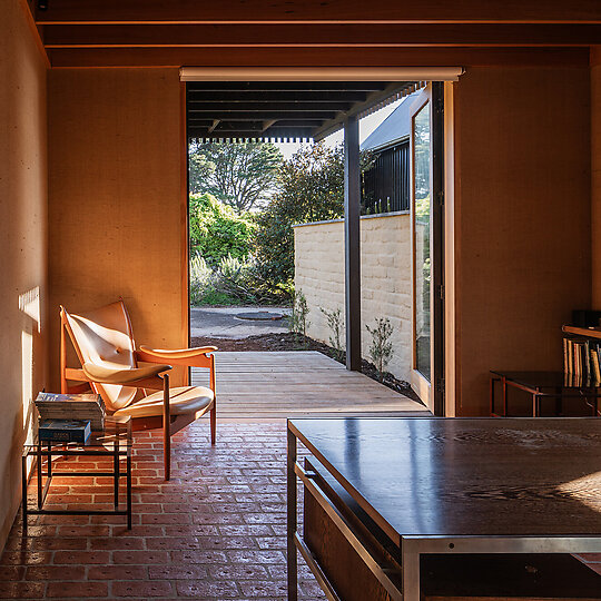 Interior photograph of The Apple House by Trevor Mein