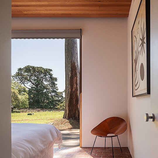 Interior photograph of The Apple House by Trevor Mein