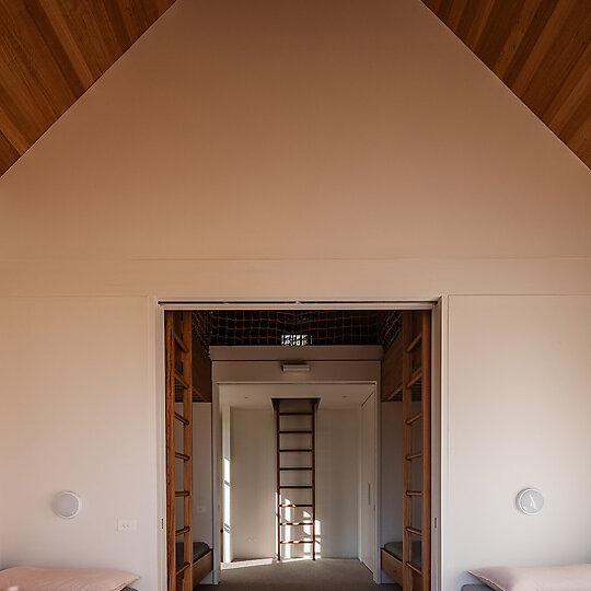 Interior photograph of The Apple House by Trevor Mein