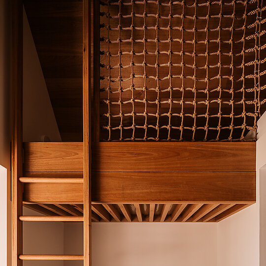 Interior photograph of The Apple House by Trevor Mein