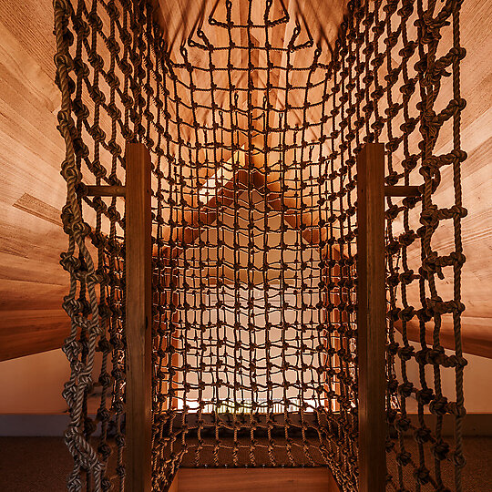 Interior photograph of The Apple House by Trevor Mein