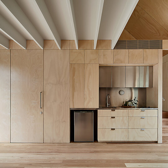 Interior photograph of Studio Uno by Tatjana Plitt