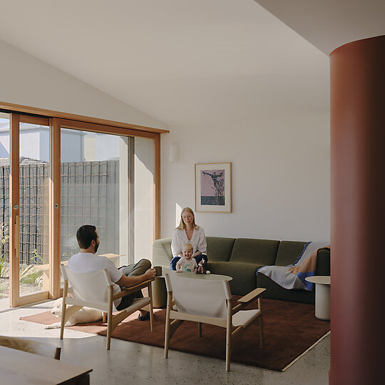 Interior photograph of Coburg House by Tom Ross