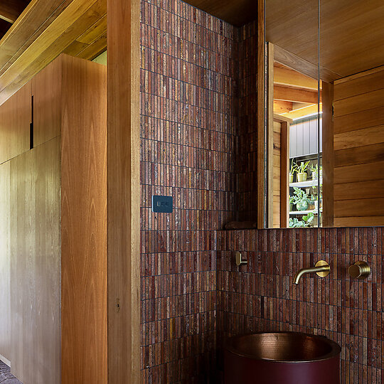 Interior photograph of Zulaikha Laurence, Tree Change House by Clinton Weaver