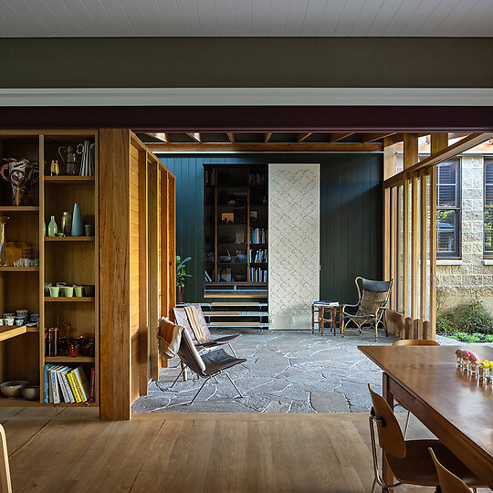 Interior photograph of Zulaikha Laurence, Tree Change House by Clinton Weaver
