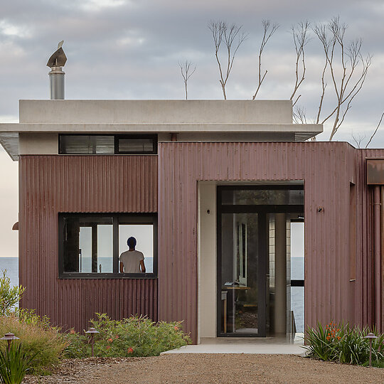 Interior photograph of Copper Ribbon House by Kat Lu