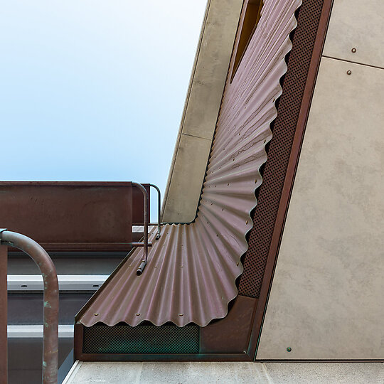 Interior photograph of Copper Ribbon House by Kat Lu