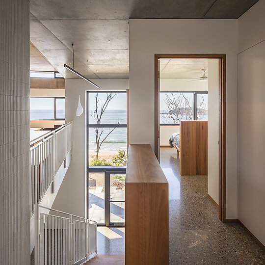 Interior photograph of Copper Ribbon House by Kat Lu