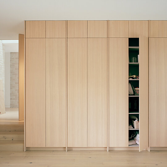 Interior photograph of Vasey Pavilions by Rory Gardiner w/ Colby Vexler