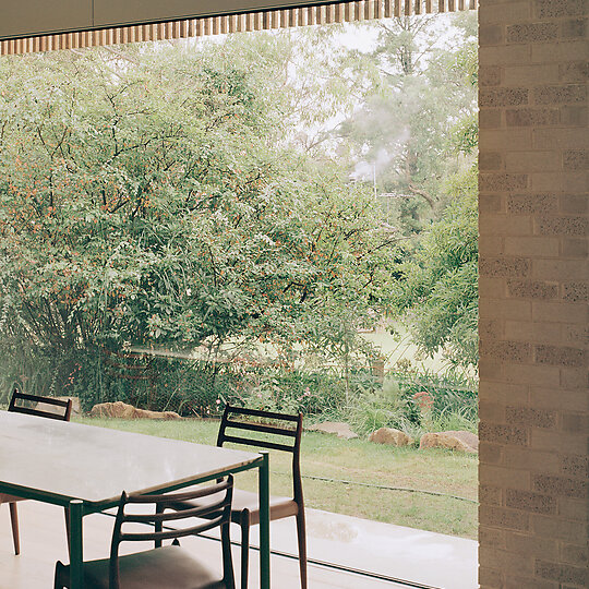 Interior photograph of Vasey Pavilions by Rory Gardiner w/ Colby Vexler