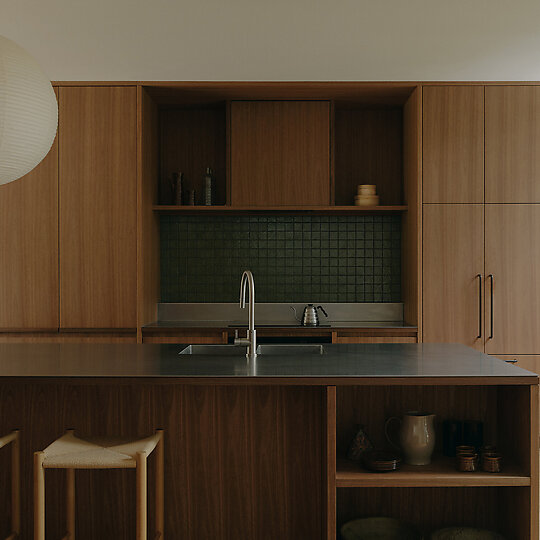 Interior photograph of Brunswick Heads House by Tom Ross