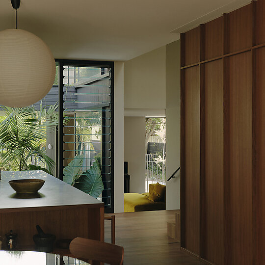 Interior photograph of Brunswick Heads House by Tom Ross