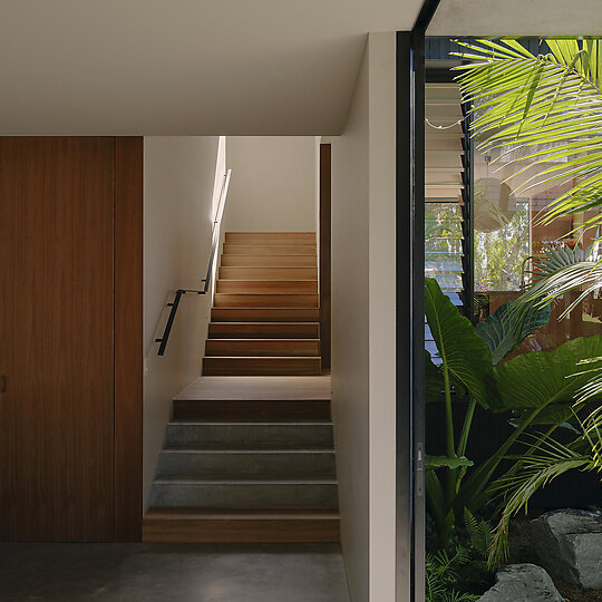 Interior photograph of Brunswick Heads House by Tom Ross