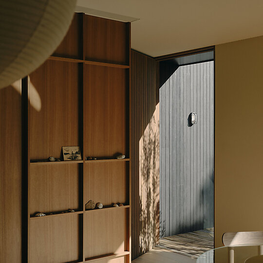 Interior photograph of Brunswick Heads House by Tom Ross