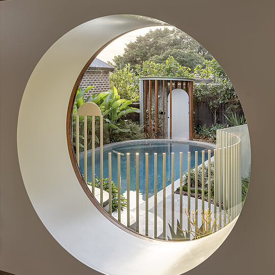 Interior photograph of Totoro's Pool by Murray Fredericks Photography