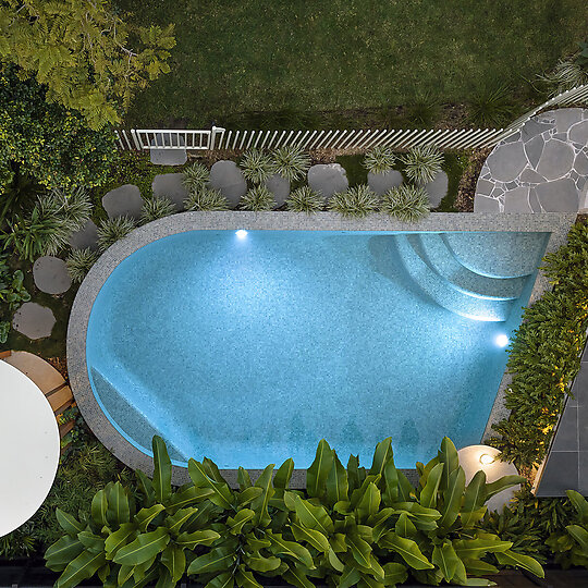 Interior photograph of Totoro's Pool by Murray Fredericks Photography