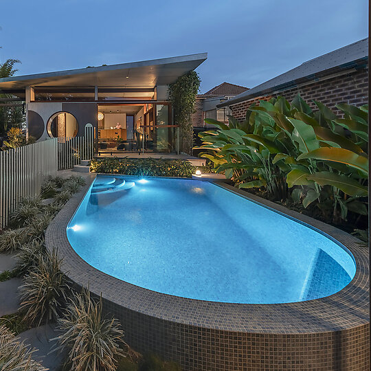 Interior photograph of Totoro's Pool by Murray Fredericks Photography