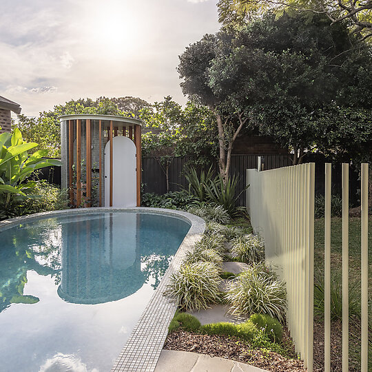 Interior photograph of Totoro's Pool by Murray Fredericks Photography