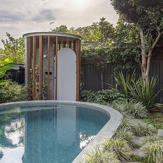 Interior photograph of Totoro's Pool by Murray Fredericks Photography
