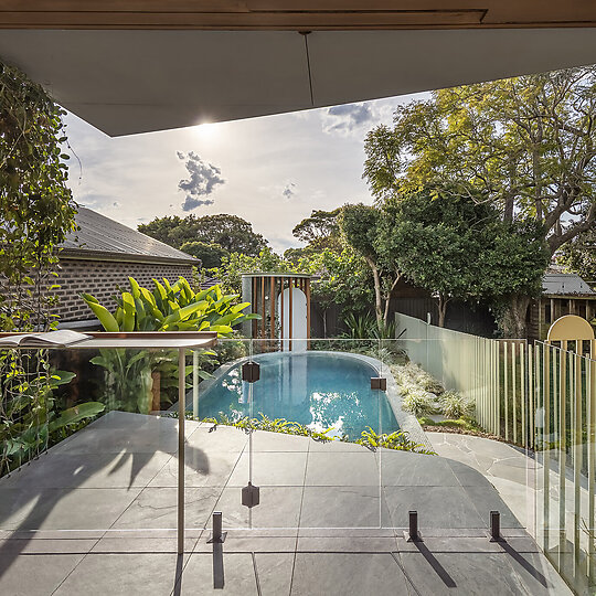Interior photograph of Totoro's Pool by Murray Fredericks Photography