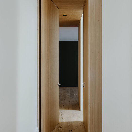Interior photograph of Bluestone House by Hamish McIntosh