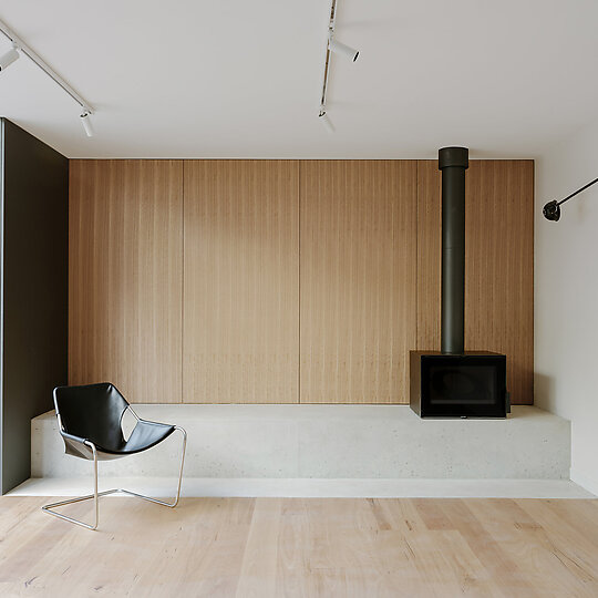 Interior photograph of Bluestone House by Hamish McIntosh