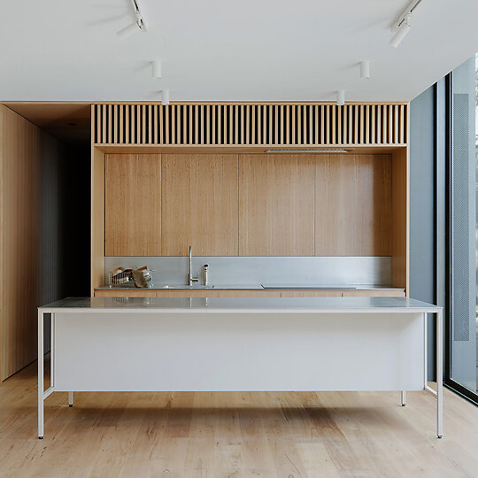 Interior photograph of Bluestone House by Hamish McIntosh