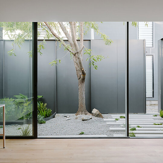 Interior photograph of Bluestone House by Hamish McIntosh