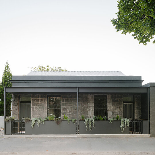 Interior photograph of Bluestone House by Hamish McIntosh