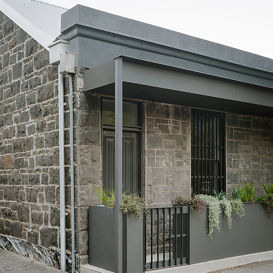 Interior photograph of Bluestone House by Hamish McIntosh