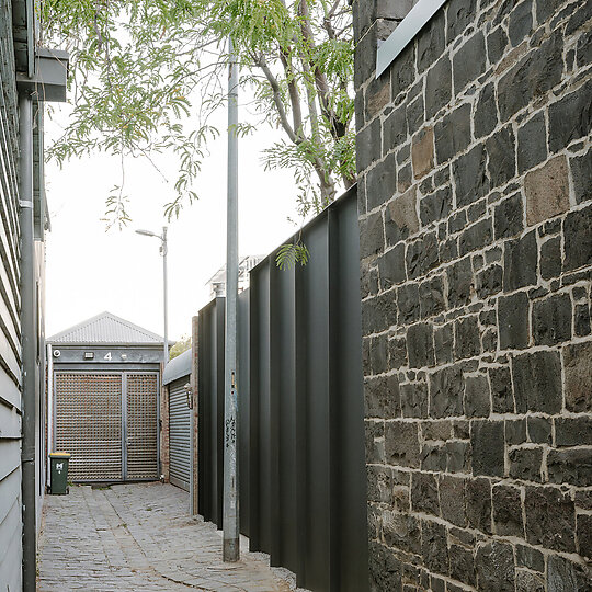 Interior photograph of Bluestone House by Hamish McIntosh