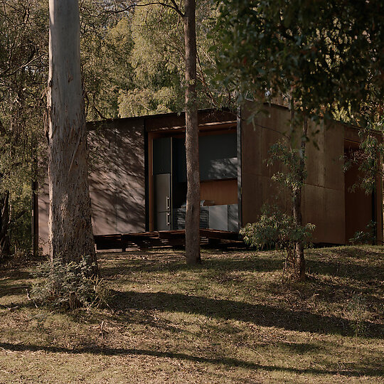 Interior photograph of sawmill treehouse by Tasha Tylee