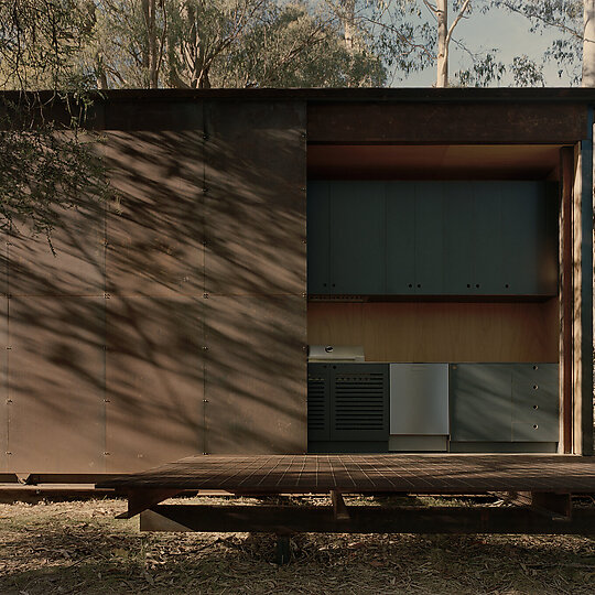 Interior photograph of sawmill treehouse by Tasha Tylee