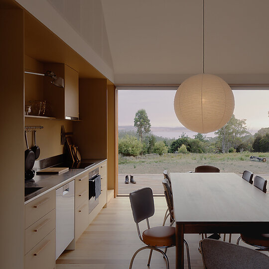 Interior photograph of Spring Beach House by Tim Clark Studio